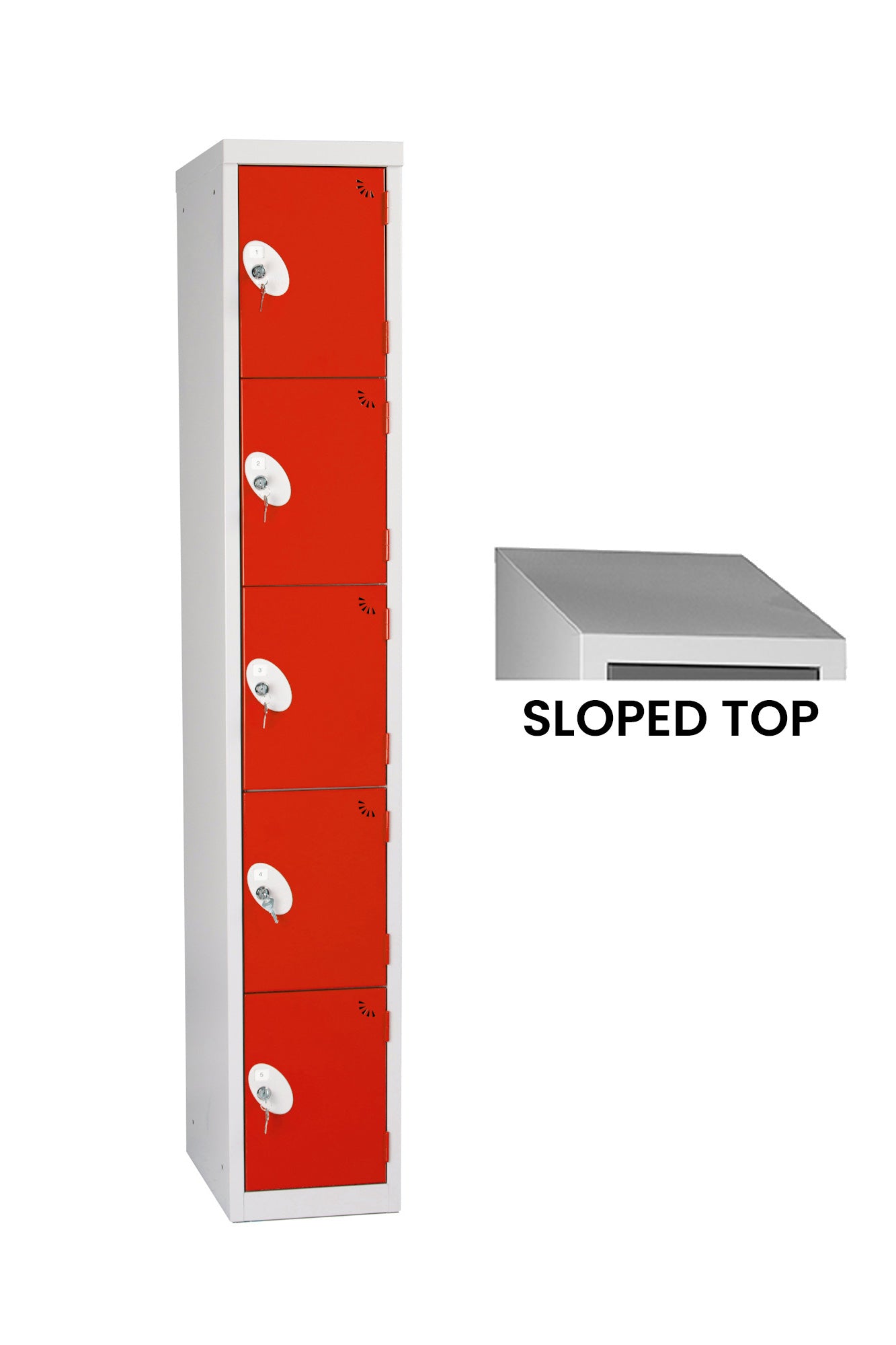 Classic Metal Lockers 5 Tier