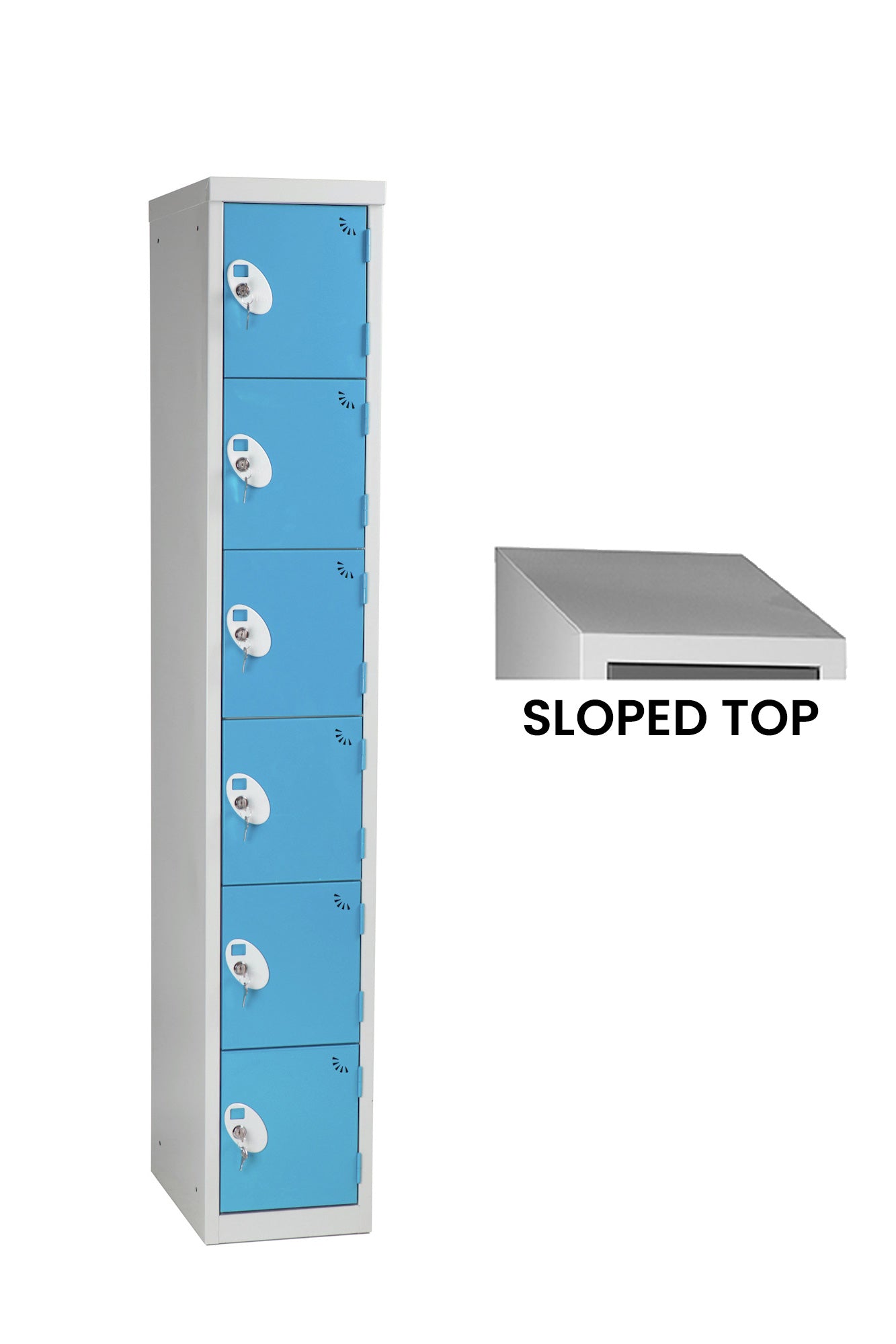 Classic Metal Lockers 6 Tier