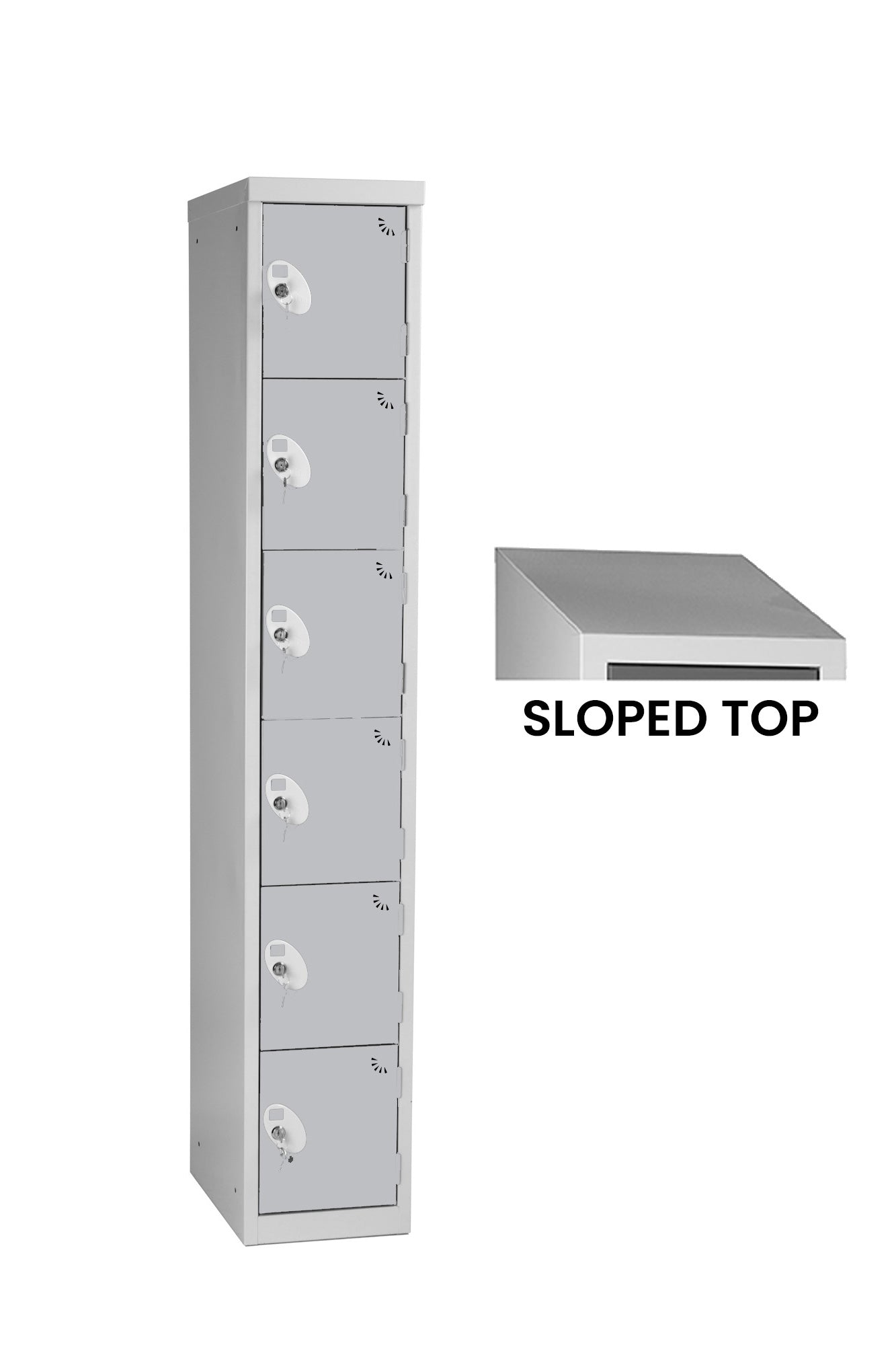Classic Metal Lockers 6 Tier