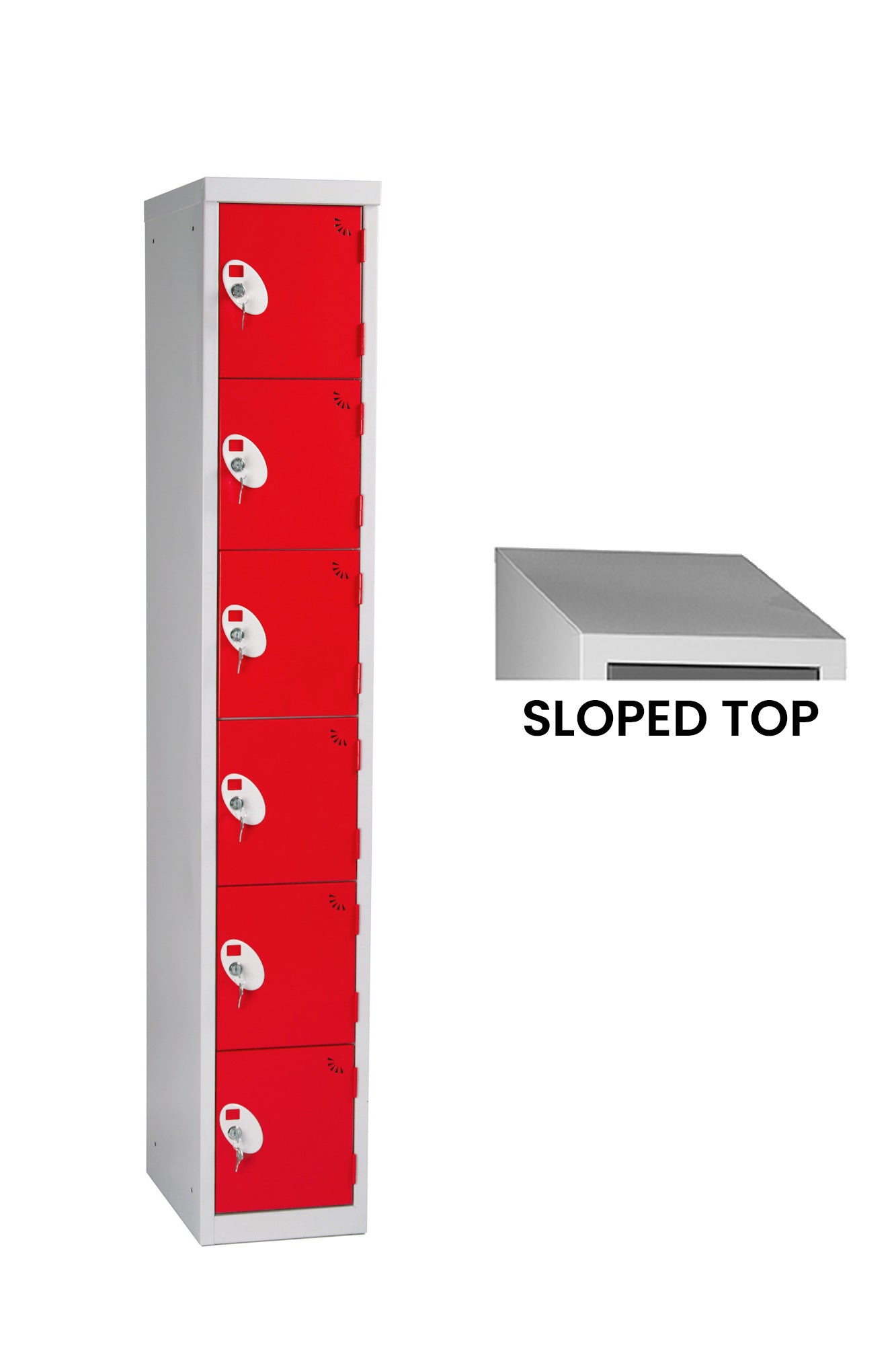 Classic Metal Lockers 6 Tier