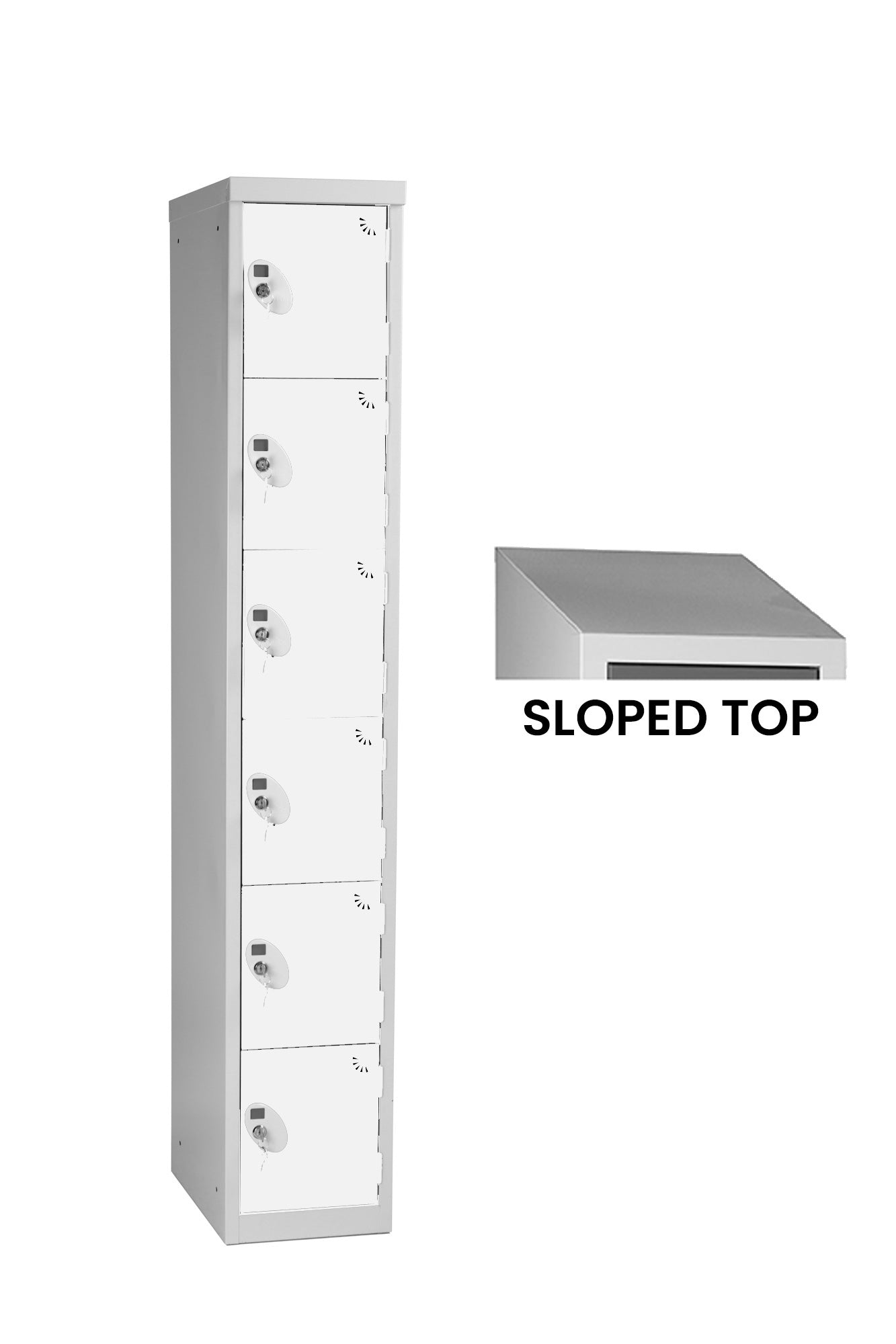 Classic Metal Lockers 6 Tier