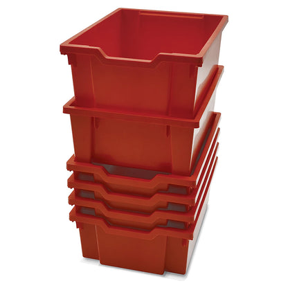 Gratnell's Tray - Deep - 150h x 312w x 427d mm, Pack of 6
