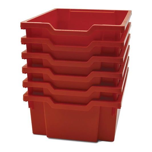 Gratnell's Tray - Deep - 150h x 312w x 427d mm, Pack of 6