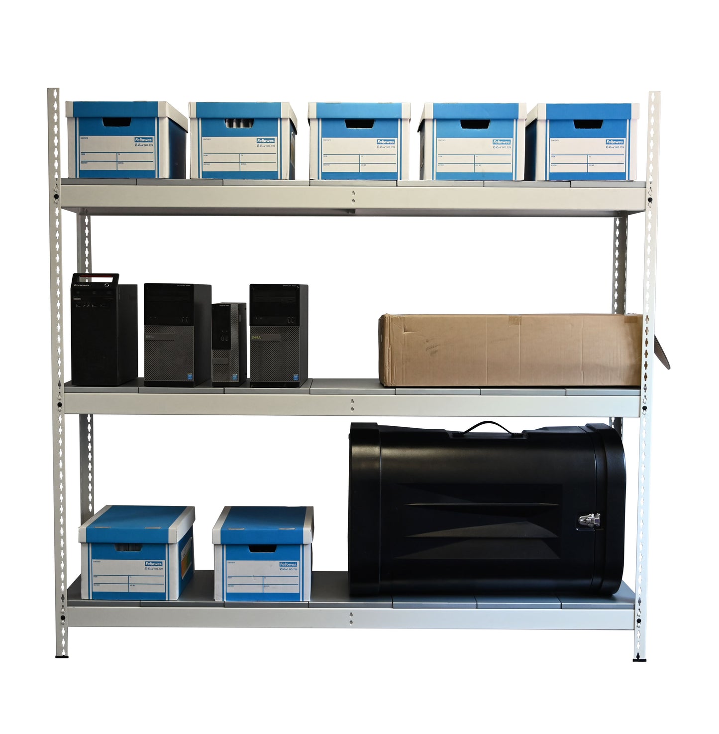 Speedrax Heavy Duty 2400mm High Metal Shelves
