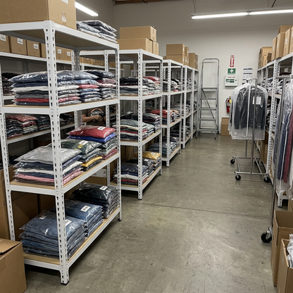 Medium Duty Shelving for Retail Clothing Stores