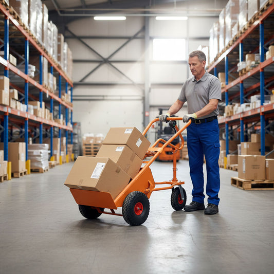 Goodsman L - Powered Sack Truck with Demountable Back Wheel.