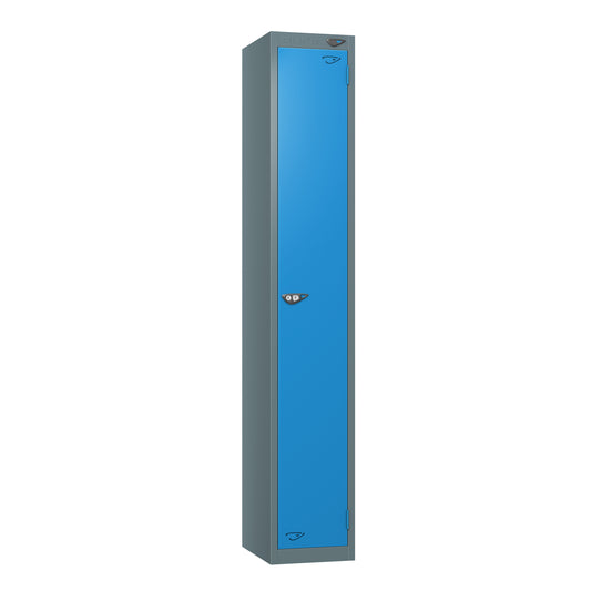 Pure Prime Standard 1 door Single Tier Locker - Slate Grey Carcass