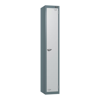 Pure Prime Standard 1 door Single Tier Locker - Slate Grey Carcass