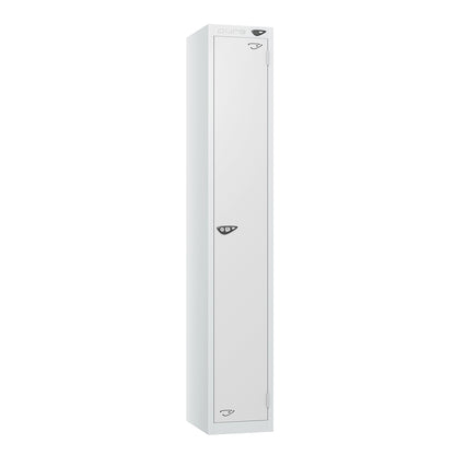 Pure Prime Standard 1 door Single Tier Locker - Artic White Carcass