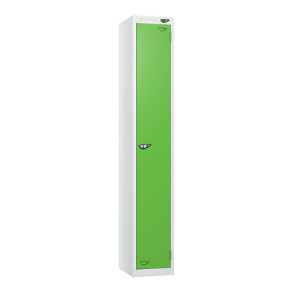 Pure Prime Standard 1 door Single Tier Locker - Artic White Carcass