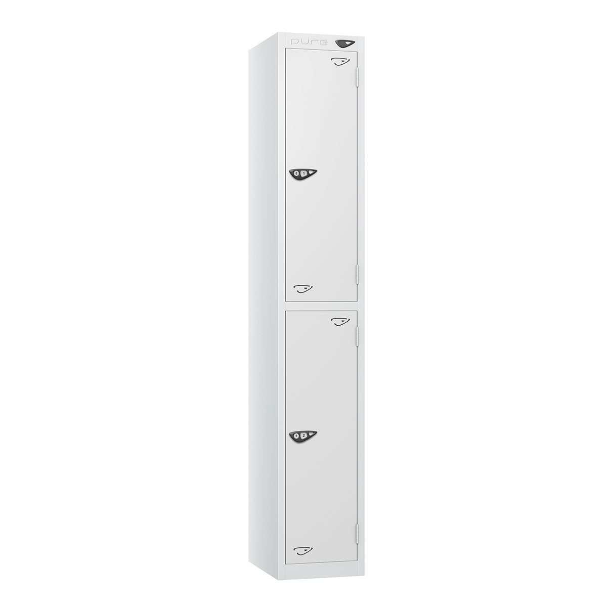 Pure Prime Standard 2 Tier Locker - Artic White Carcass