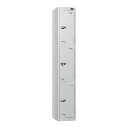 Pure Prime Standard 3 Tier Locker - Pearl Silver Carcass