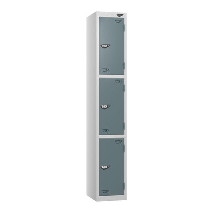 Pure Prime Standard 3 Tier Locker - Pearl Silver Carcass