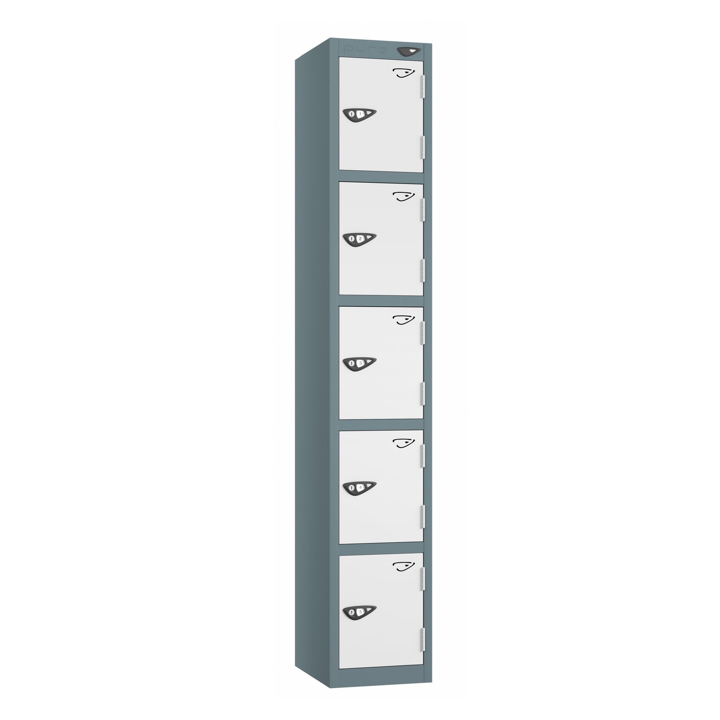 Pure Prime Standard 5 Tier Locker - Slate Grey Carcass