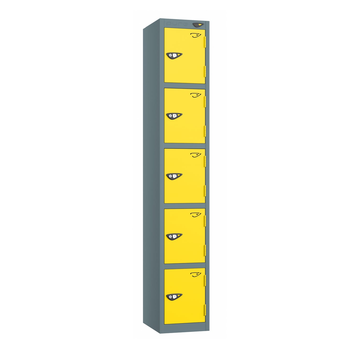 Pure Prime Standard 5 Tier Locker - Slate Grey Carcass