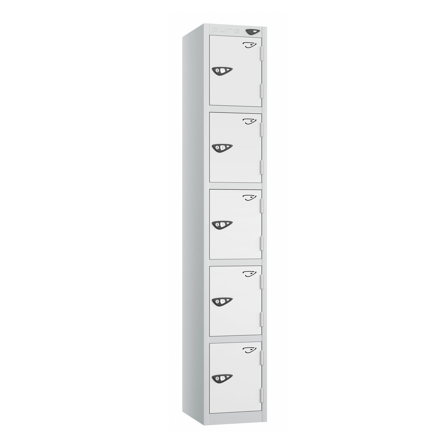 Pure Prime Standard 5 Tier Locker - Pearl Silver Carcass