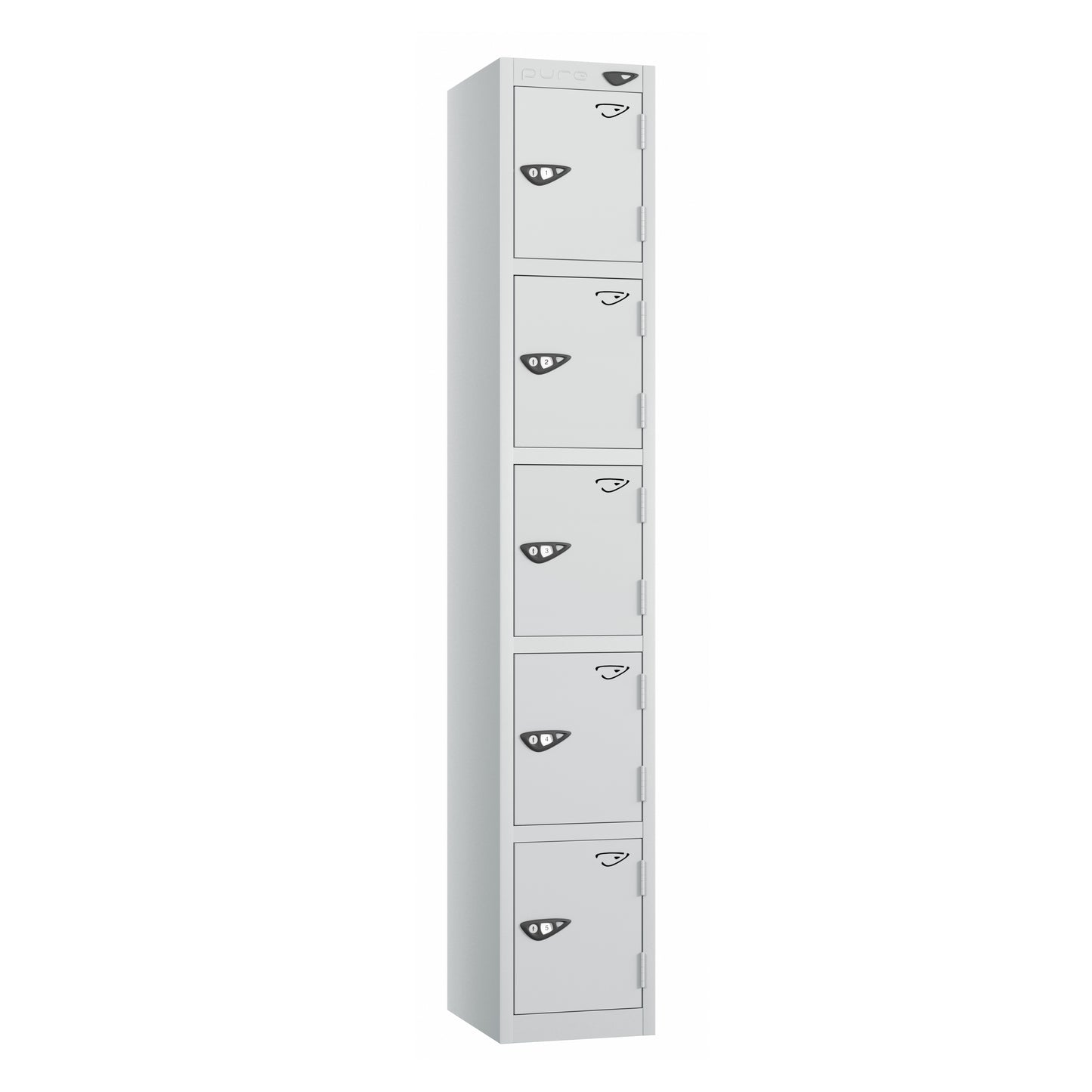Pure Prime Standard 5 Tier Locker - Pearl Silver Carcass