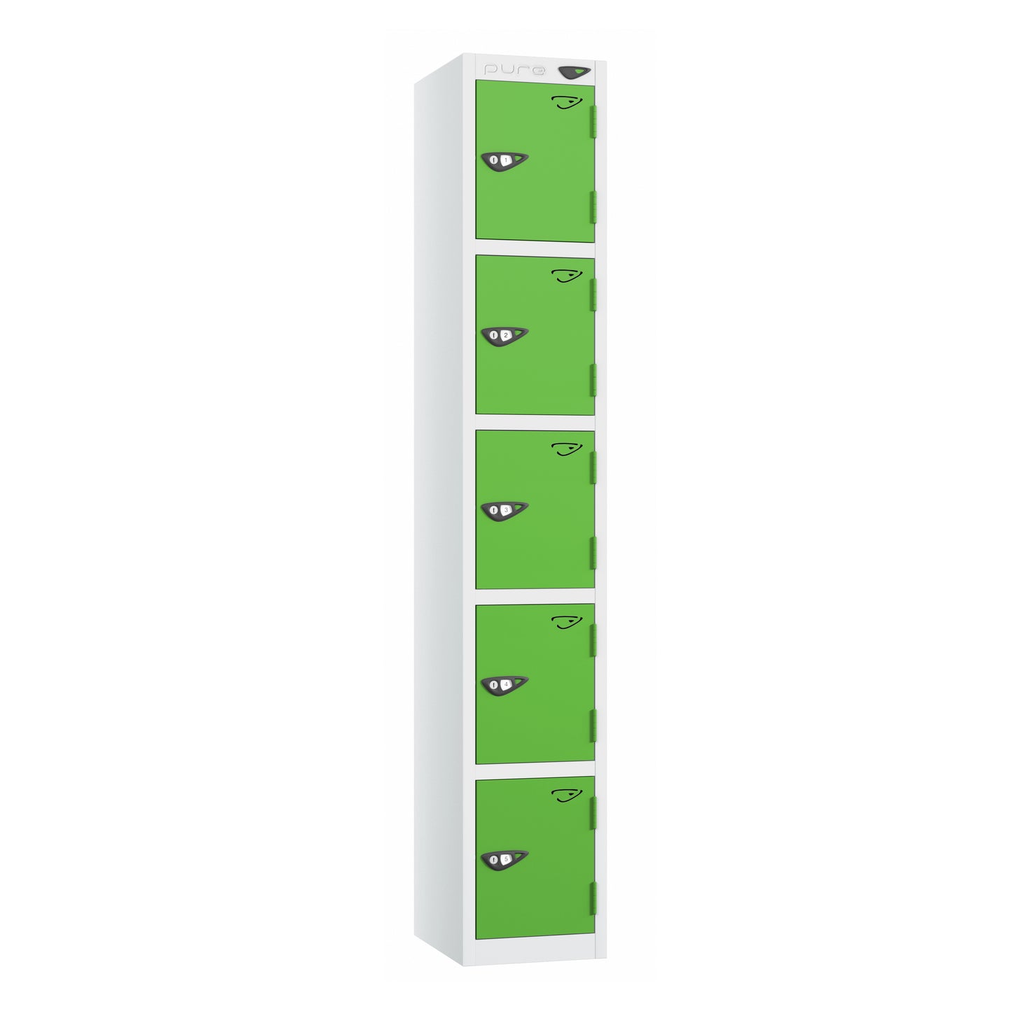 Pure Prime Standard 5 Tier Locker - Artic White Carcass