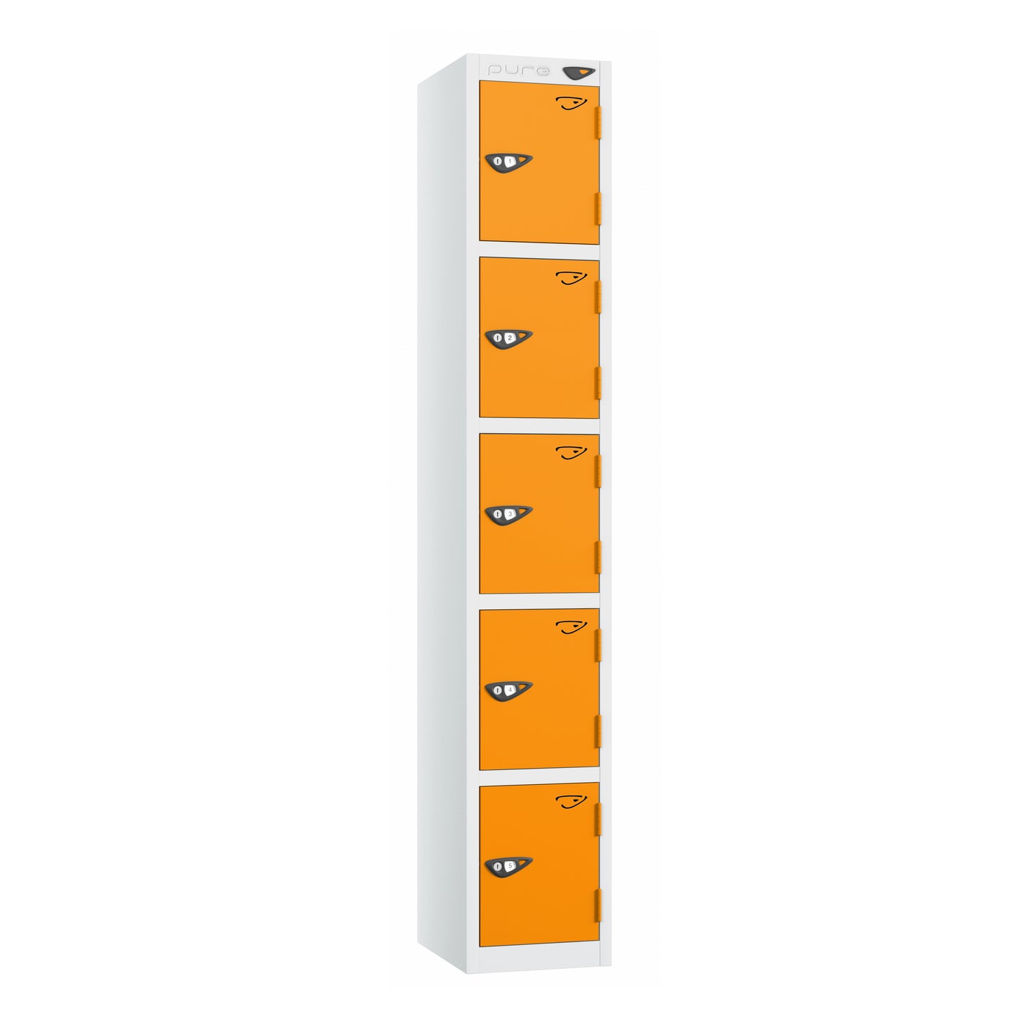 Pure Prime Standard 5 Tier Locker - Artic White Carcass