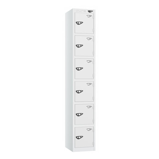 Pure Prime Standard 6 Tier Locker - Artic White Carcass