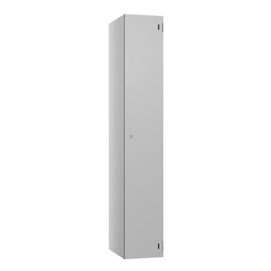 Pure Shield SGL 1 Tier Single Door Locker - Silver Carcass