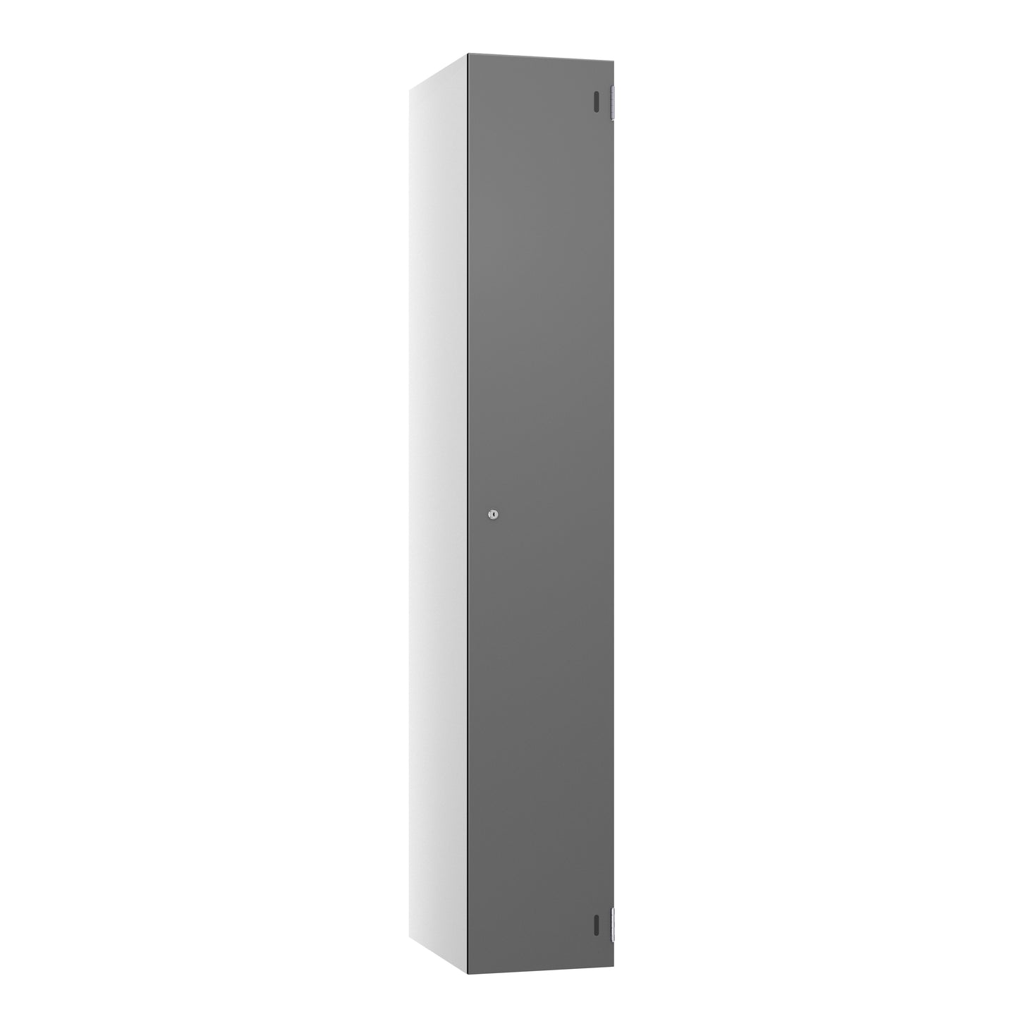 Pure Shield SGL 1 Tier Single Door Locker - White Carcass