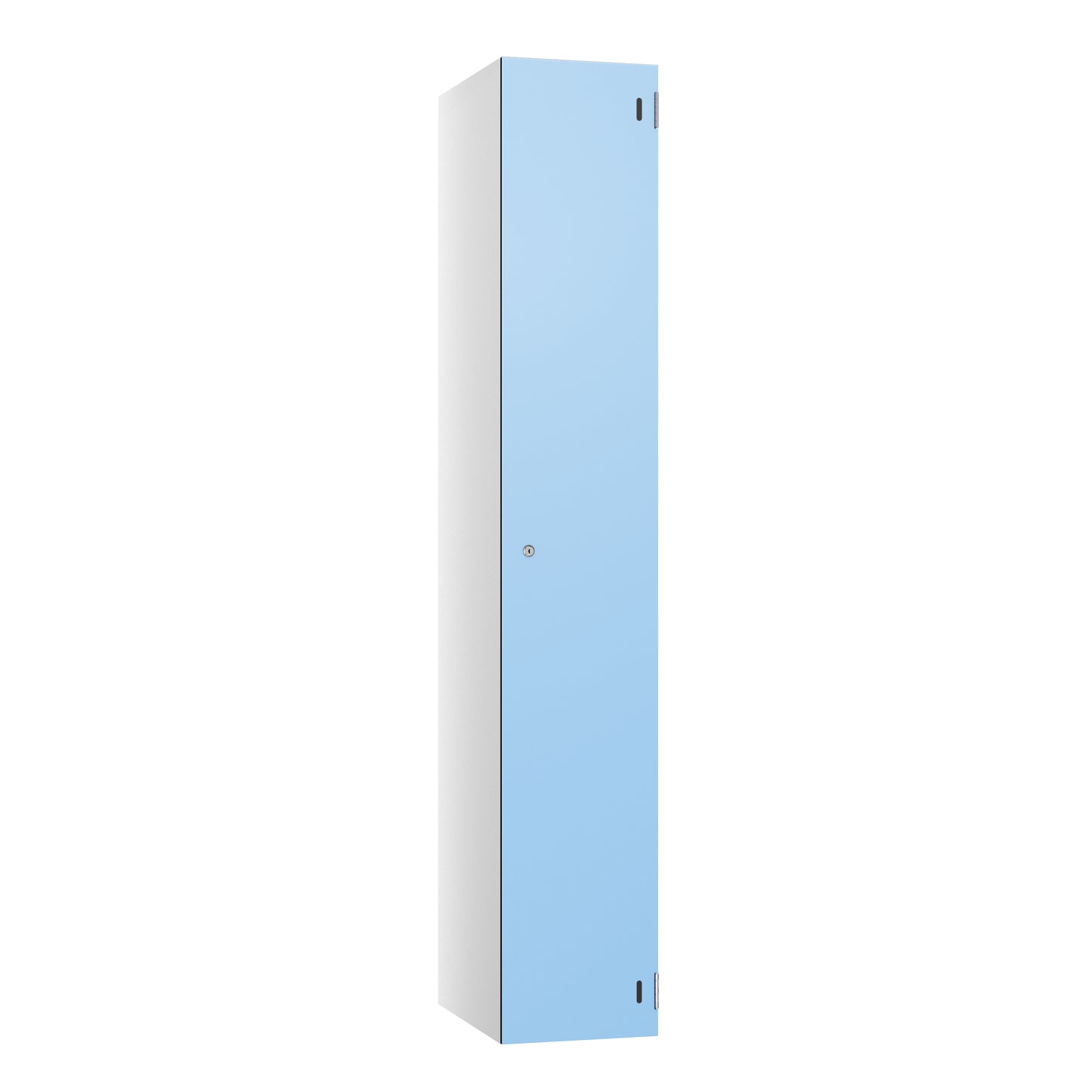 Pure Shield SGL 1 Tier Single Door Locker - White Carcass
