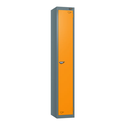 Pure Prime Standard 1 door Single Tier Locker - Slate Grey Carcass