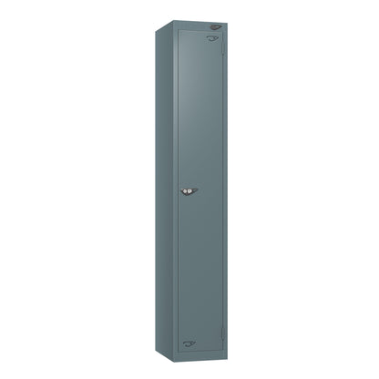 Pure Prime Standard 1 door Single Tier Locker - Slate Grey Carcass