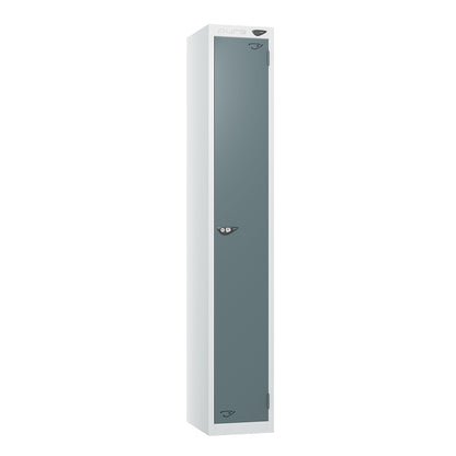 Pure Prime Standard 1 door Single Tier Locker - Artic White Carcass