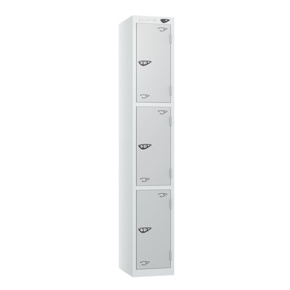 Pure Prime Standard 3 Tier Locker - Artic White Carcass