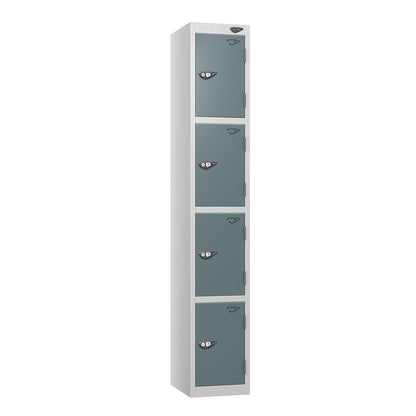 Pure Prime Standard 4 Tier Locker - Pearl Silver Carcass