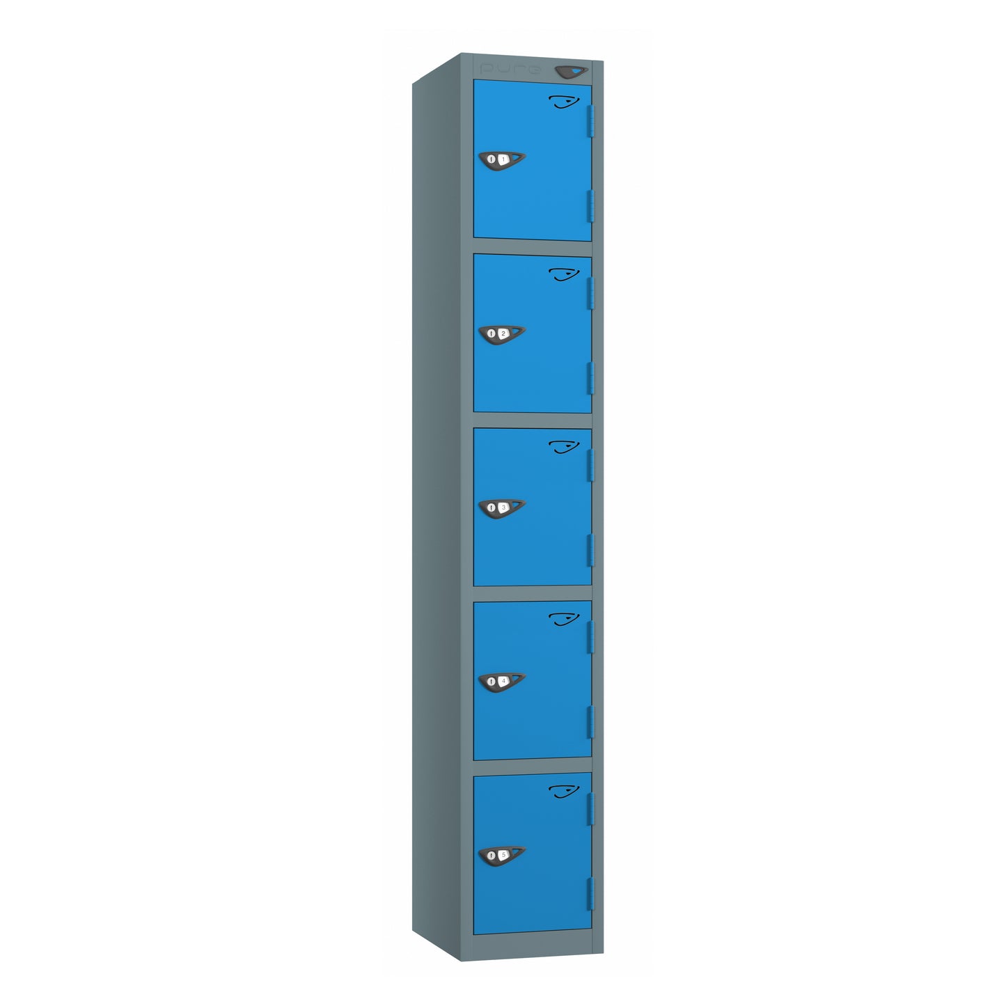 Pure Prime Standard 5 Tier Locker - Slate Grey Carcass
