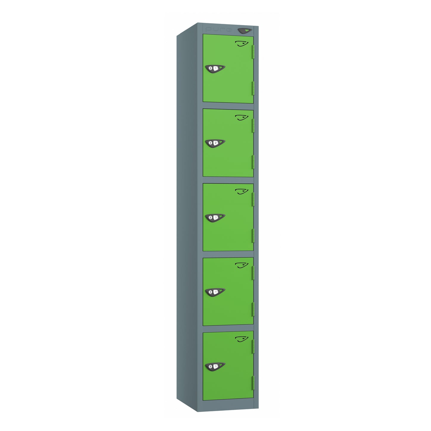 Pure Prime Standard 5 Tier Locker - Slate Grey Carcass