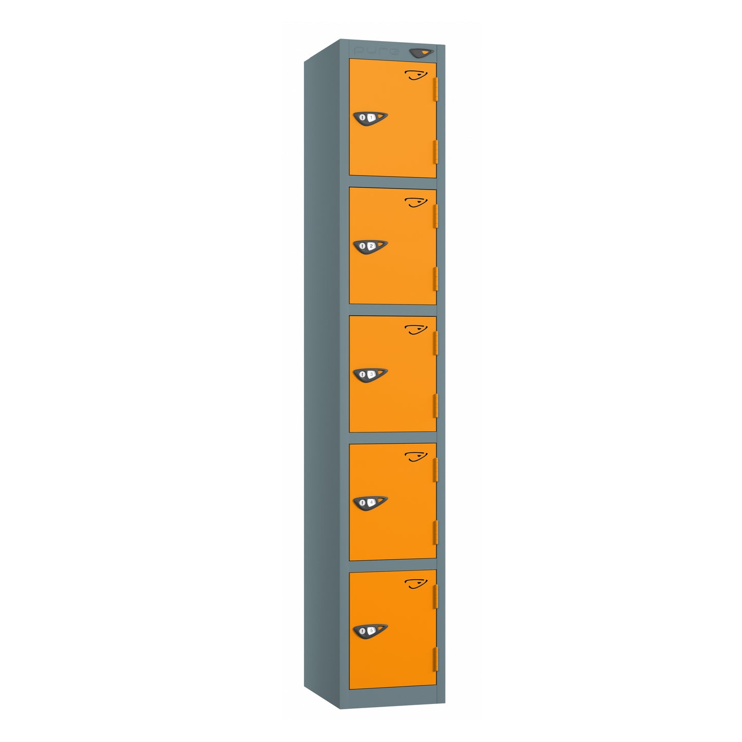 Pure Prime Standard 5 Tier Locker - Slate Grey Carcass