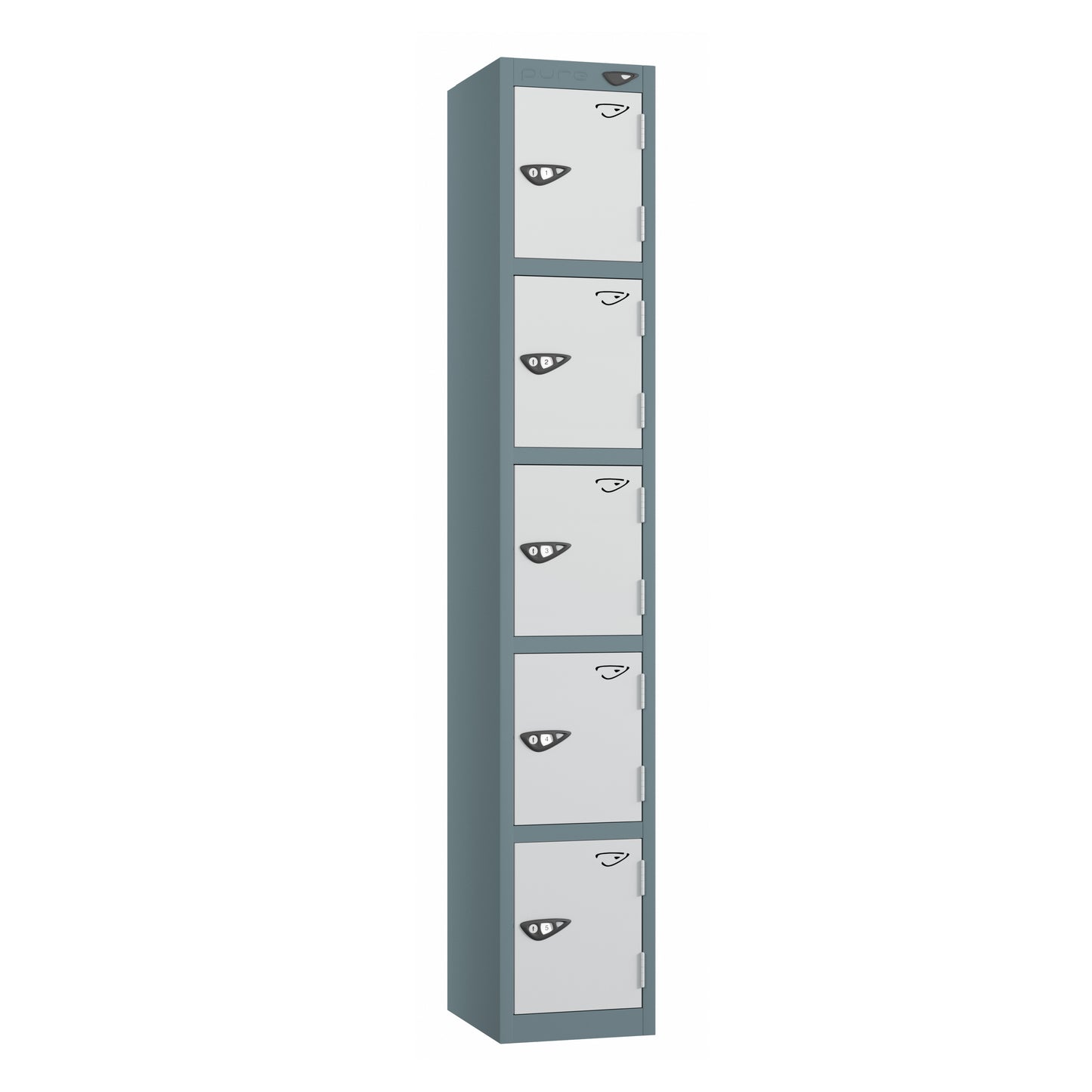 Pure Prime Standard 5 Tier Locker - Slate Grey Carcass