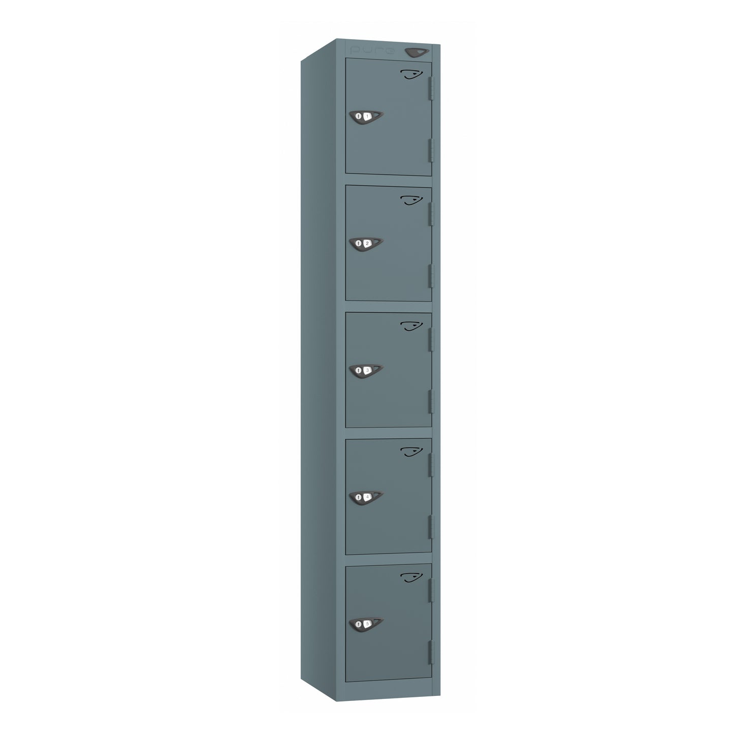 Pure Prime Standard 5 Tier Locker - Slate Grey Carcass