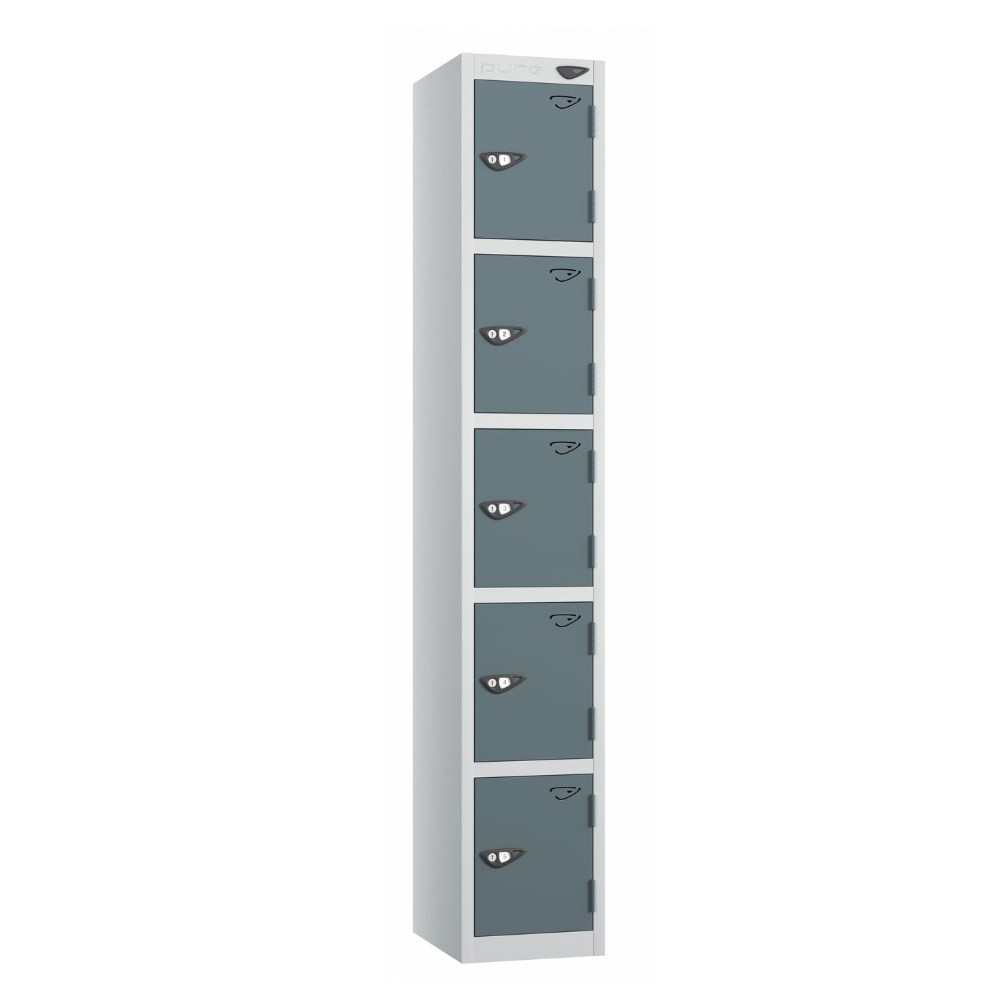 Pure Prime Standard 5 Tier Locker - Pearl Silver Carcass