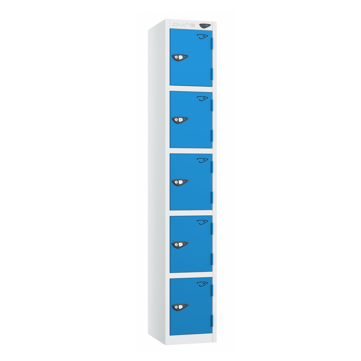 Pure Prime Standard 5 Tier Locker - Artic White Carcass