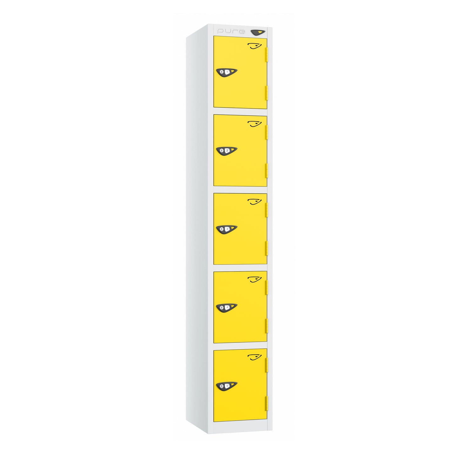 Pure Prime Standard 5 Tier Locker - Artic White Carcass