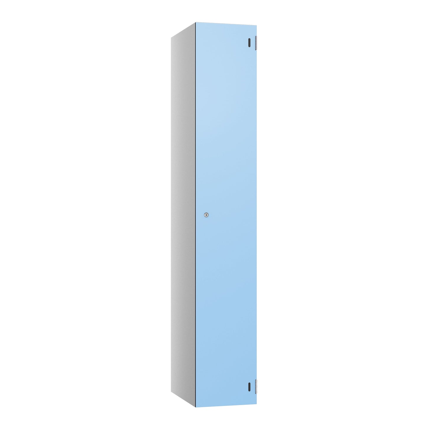 Pure Shield SGL 1 Tier Single Door Locker - Silver Carcass