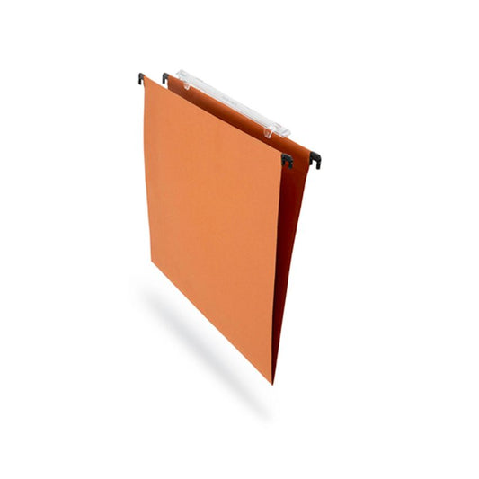 Railex Orange Manilla Foolscap Drawer Suspension Files (Box of 50)