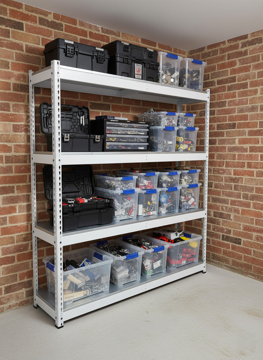 Speedrax Heavy Duty Garage Shelving - 2080mm High Metal Shelves