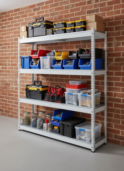 Speedrax Heavy Duty Garage Shelving - 2400mm High Metal Shelves