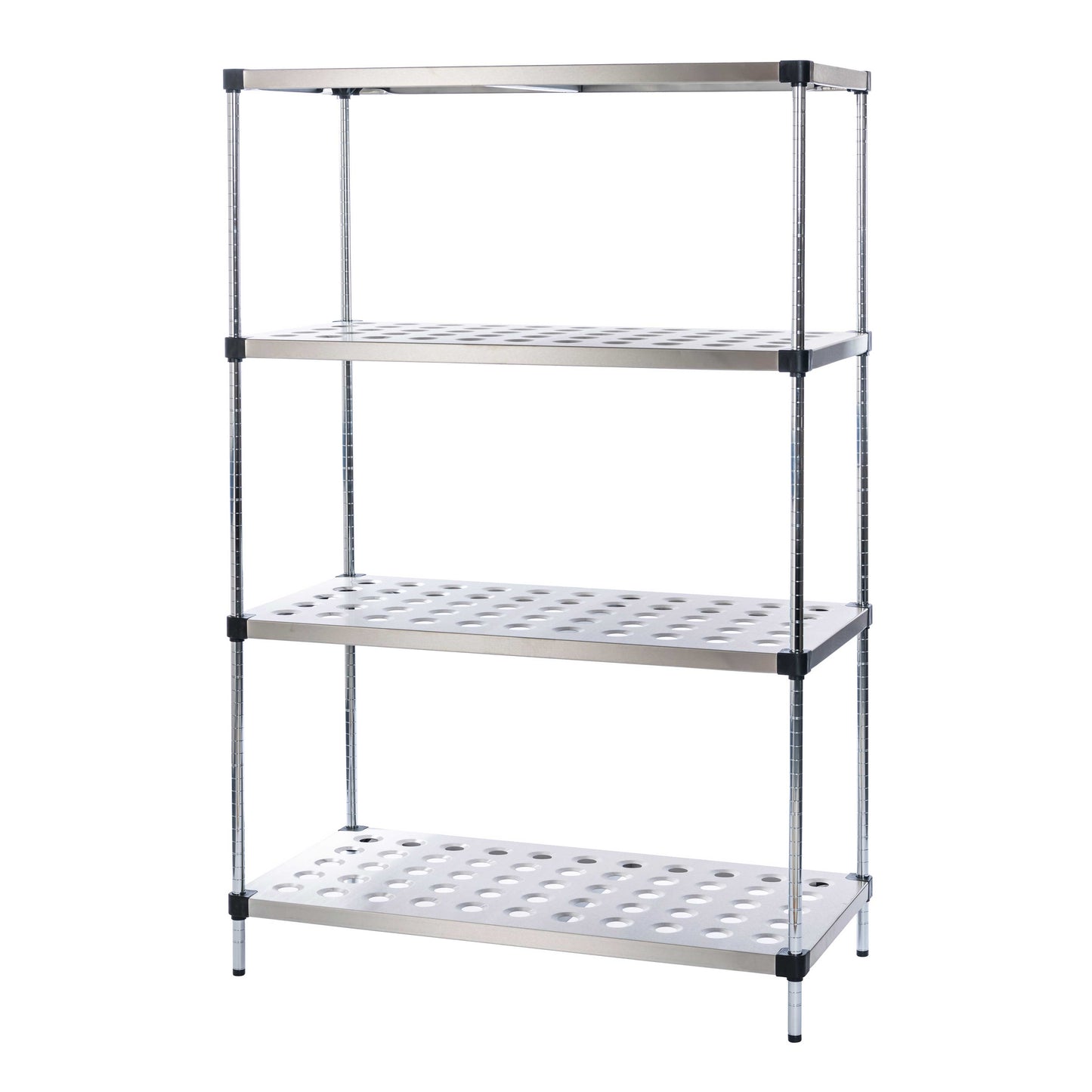 Perforated Stainless Steel Shelving