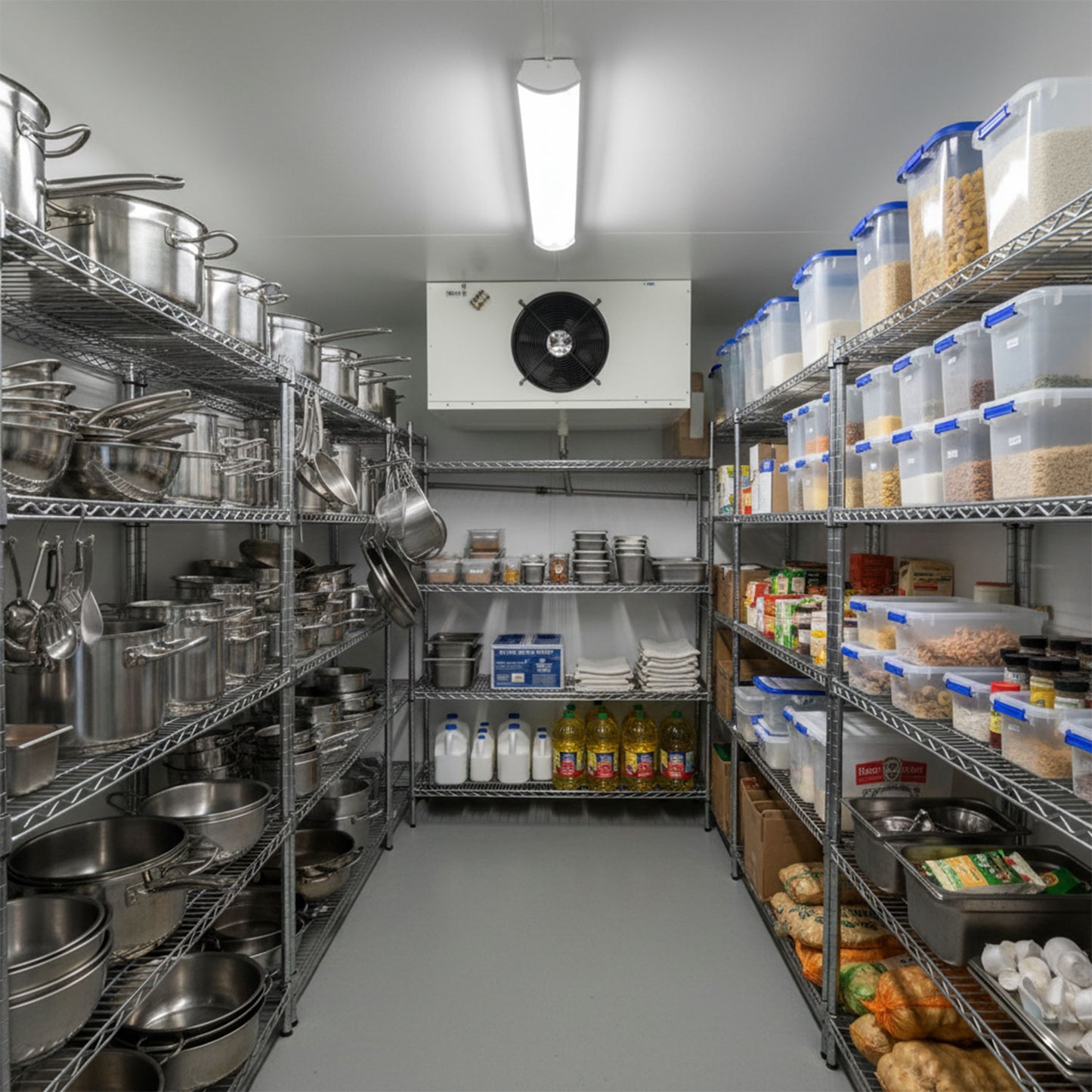 EZC Bright Chrome Wire Shelving